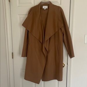 Nordstrom Wool/Cashmere Blend Drape Coat size Large